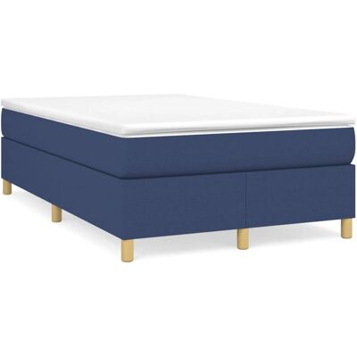 vidaXL Cadre de Lit Bleu 140x190cm - Support Fiable vidaXL Cadre de Lit Bleu 140x190cm - Support Fiable