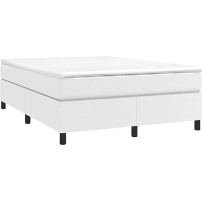 vidaXL Estrutura de cama branca 140x190 cm vidaXL Estrutura de cama branca 140x190 cm