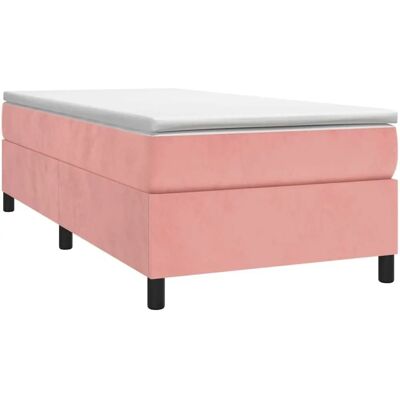 Maisonchic Rosa Samt Bettgestell - Bett Typ Maisonchic Rosa Samt Bettgestell - Bett Typ