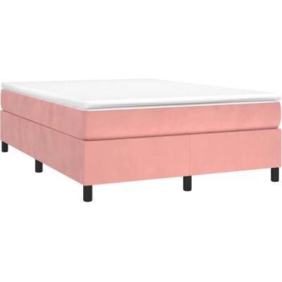 MAISONCHIC Modèle 3121125 Cadre de Lit en Velours Rose - Lit MAISONCHIC Modèle 3121125 Cadre de Lit en Velours Rose - Lit