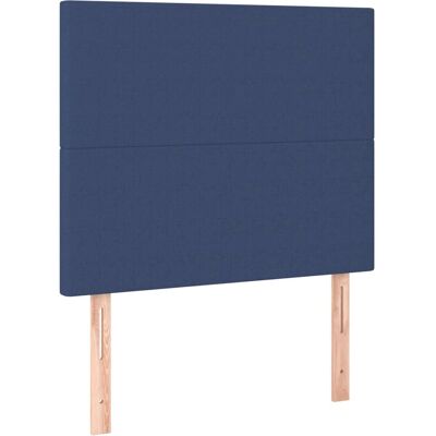 vidaXL 3116032 Hoofdbord Blauw - Hoofdbord, Blauw, 80x5x78/88 cm, Stof vidaXL 3116032 Hoofdbord Blauw - Hoofdbord, Blauw, 80x5x78/88 cm, Stof