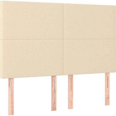 vidaXL Kopfteil - Creme - Elegantes klassisches Design - Höhenverstellbar vidaXL Kopfteil - Creme - Elegantes klassisches Design - Höhenverstellbar
