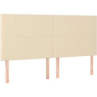 vidaXL Kopfteil 160cm Creme Verstellbar vidaXL Kopfteil 160cm Creme Verstellbar