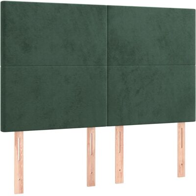 vidaXL 3116103 Kopfteile - Dunkelgrün - Elegantes Klassisches Design vidaXL 3116103 Kopfteile - Dunkelgrün - Elegantes Klassisches Design