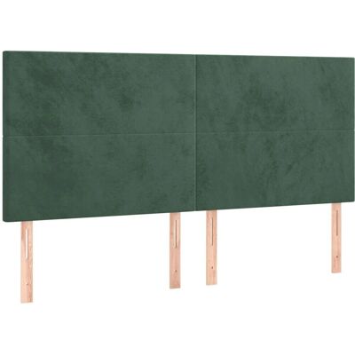vidaXL 3116109 Kopfteile - Dunkelgrün - Elegantes klassisches Design vidaXL 3116109 Kopfteile - Dunkelgrün - Elegantes klassisches Design