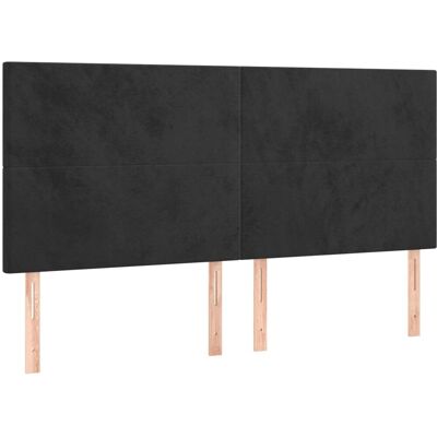 vidaXL Kopfteile - Schwarz - Elegantes Klassisches Design vidaXL Kopfteile - Schwarz - Elegantes Klassisches Design