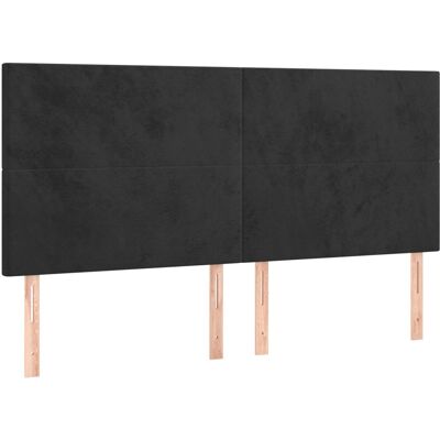 vidaXL Kopfteil Schwarz - Kopfteil, Verstellbar, Elegantes Klassisches Design vidaXL Kopfteil Schwarz - Kopfteil, Verstellbar, Elegantes Klassisches Design