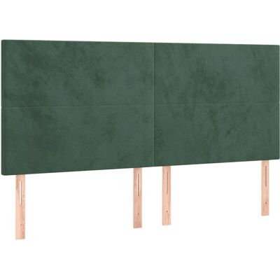 VidaXL Kopfteil - Dunkelgrün - Elegantes klassisches Design VidaXL Kopfteil - Dunkelgrün - Elegantes klassisches Design