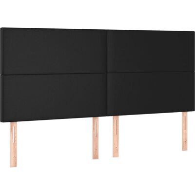 vidaXL Kopfteile/ Fußteile - Schwarz - Elegantes Klassisches Design vidaXL Kopfteile/ Fußteile - Schwarz - Elegantes Klassisches Design