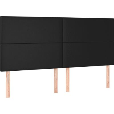 vidaXL Kopfteile - Schwarz - Elegantes Klassisches Design vidaXL Kopfteile - Schwarz - Elegantes Klassisches Design
