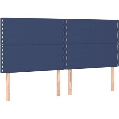vidaXL Kopfteil Blau - Klassisches Bettzubehör vidaXL Kopfteil Blau - Klassisches Bettzubehör