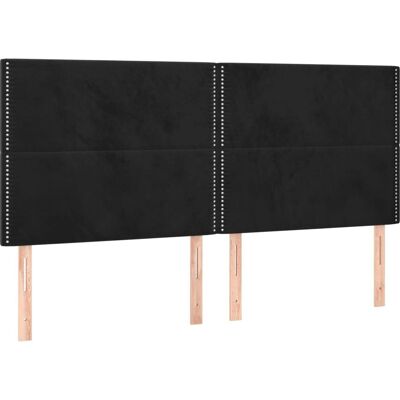 vidaXL Kopfteile Schwarz - Kopfteil / Fußteil - Klassisches elegantes Design vidaXL Kopfteile Schwarz - Kopfteil / Fußteil - Klassisches elegantes Design