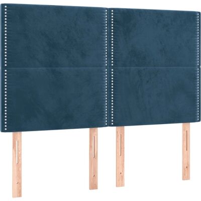 vidaXL Kopfteile - Dunkelblau - Elegantes Klassisches Design vidaXL Kopfteile - Dunkelblau - Elegantes Klassisches Design
