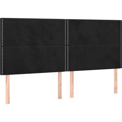 vidaXL Kopf- und Fußteil - Elegantes Klassik-Design - Schwarz vidaXL Kopf- und Fußteil - Elegantes Klassik-Design - Schwarz