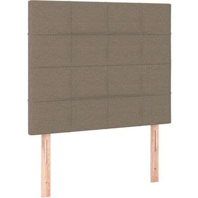 VidaXL Kopfteil Taupe - Kopfteil, Verstellbare Höhe, Holzbeine VidaXL Kopfteil Taupe - Kopfteil, Verstellbare Höhe, Holzbeine