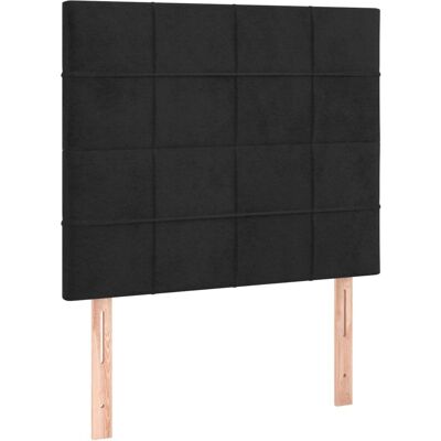 vidaXL Kopfteile Schwarz - Kopfteil - Vollständiges Bett-Design vidaXL Kopfteile Schwarz - Kopfteil - Vollständiges Bett-Design
