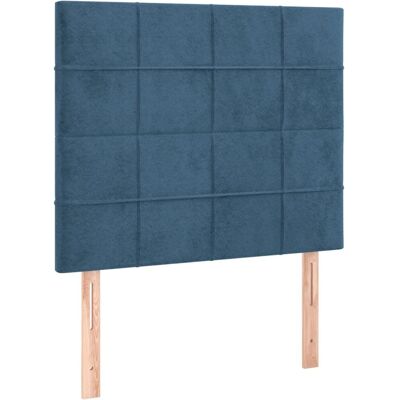 vidaXL Kopfteile Dunkelblau - Kopfteil - Elegantes klassisches Design, Samt, Verstellbare Höhe vidaXL Kopfteile Dunkelblau - Kopfteil - Elegantes klassisches Design, Samt, Verstellbare Höhe