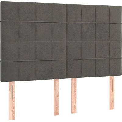 vidaXL Hovedgærde - Mørkegrå - Elegant Klassisk Design vidaXL Hovedgærde - Mørkegrå - Elegant Klassisk Design