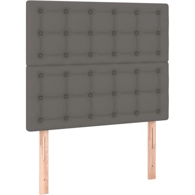 VidaXL Hoofdbord/Voetbord Grijs - Elegant Klassiek Ontwerp VidaXL Hoofdbord/Voetbord Grijs - Elegant Klassiek Ontwerp