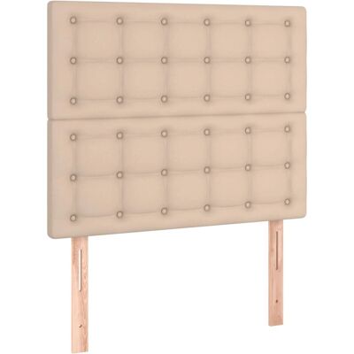 VidaXL Kopfteile - Klassisches Design - 2 Stück - Cappuccino - Kopfteil VidaXL Kopfteile - Klassisches Design - 2 Stück - Cappuccino - Kopfteil