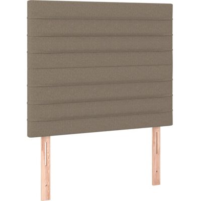 vidaXL Kopfteile 2 Stück taupe 90x5x78/88 cm Stoff - Kopfteil vidaXL Kopfteile 2 Stück taupe 90x5x78/88 cm Stoff - Kopfteil