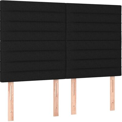 vidaXL Kopfteile - Zwart - Bedaccessoire vidaXL Kopfteile - Zwart - Bedaccessoire