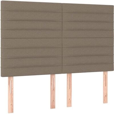 vidaXL Taupe Kopfteile - Klassisch Elegantes Design - Höhenverstellbar vidaXL Taupe Kopfteile - Klassisch Elegantes Design - Höhenverstellbar
