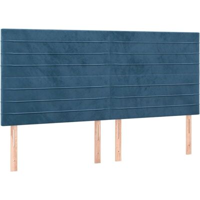 Marke Modell - Samt Kopfteil - Kopfteil für Bett Marke Modell - Samt Kopfteil - Kopfteil für Bett