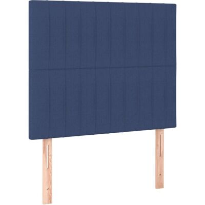 vidaXL Kopfteil Blau - Bettkopfteil - Klassisches elegantes Design vidaXL Kopfteil Blau - Bettkopfteil - Klassisches elegantes Design