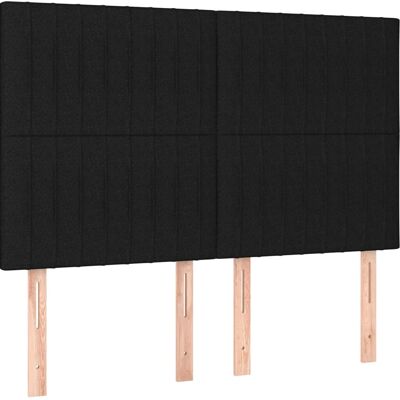 VidaXL Kopfteile - Schwarz - Elegantes Klassisches Design VidaXL Kopfteile - Schwarz - Elegantes Klassisches Design