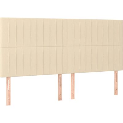 vidaXL Kopfteile - Creme - Höhenverstellbar - Bettzubehör vidaXL Kopfteile - Creme - Höhenverstellbar - Bettzubehör