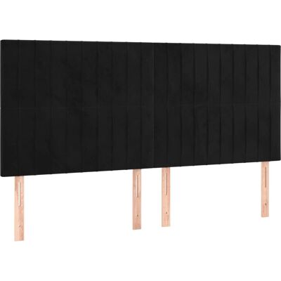 vidaXL Kopfteil Schwarz - Elegantes Klassikdesign vidaXL Kopfteil Schwarz - Elegantes Klassikdesign
