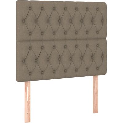 VidaXL Kopfteil - Taupe - Klassisches Elegantes Design - Bettzubehör VidaXL Kopfteil - Taupe - Klassisches Elegantes Design - Bettzubehör