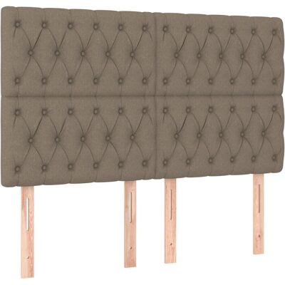 vidaXL Kopfteil Taupe - Kopfteil, Verstellbar, Robuste Beine - Kopfteil vidaXL Kopfteil Taupe - Kopfteil, Verstellbar, Robuste Beine - Kopfteil