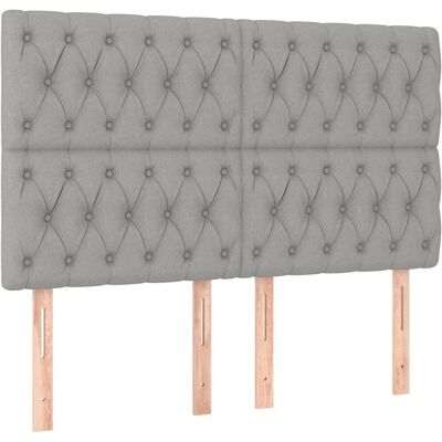 vidaXL Kopfteile Hellgrau - Headboard vidaXL Kopfteile Hellgrau - Headboard