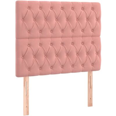 vidaXL Hoofdbord Roze - Hoofdbord - Stijlvol klassiek ontwerp, Past in elke slaapkamer vidaXL Hoofdbord Roze - Hoofdbord - Stijlvol klassiek ontwerp, Past in elke slaapkamer
