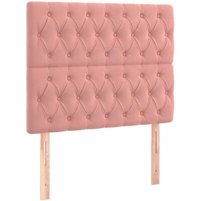 vidaXL Pinkes Kopfteil/Fußteil - Kopfteil/Fußteil - Rosa vidaXL Pinkes Kopfteil/Fußteil - Kopfteil/Fußteil - Rosa