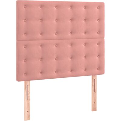 vidaXL 3685 Rosa Samt Kopfteil - Bettkopfteil vidaXL 3685 Rosa Samt Kopfteil - Bettkopfteil