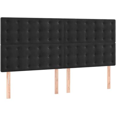 vidaXL Kopfteile Schwarz - Elegantes Klassisches Design vidaXL Kopfteile Schwarz - Elegantes Klassisches Design