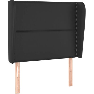 vidaXL Kopfteil - Verstellbar Schwarz Kunstleder - Kopfteil vidaXL Kopfteil - Verstellbar Schwarz Kunstleder - Kopfteil