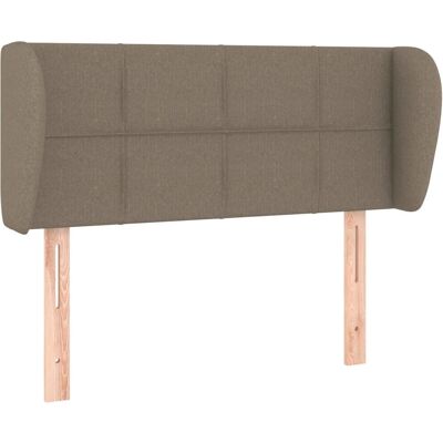 vidaXL Kopfteil mit Ohren Taupe - Kopfteil vidaXL Kopfteil mit Ohren Taupe - Kopfteil
