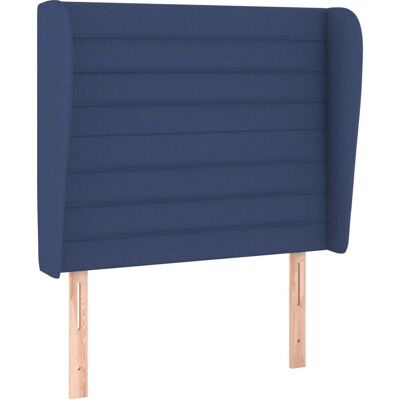 vidaXL Kopfteil - Verstellbar Blau Stoff - Kopfteil für Bett vidaXL Kopfteil - Verstellbar Blau Stoff - Kopfteil für Bett