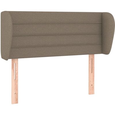 vidaXL Taupe Kopfteil mit Ohren - Kopfteil vidaXL Taupe Kopfteil mit Ohren - Kopfteil