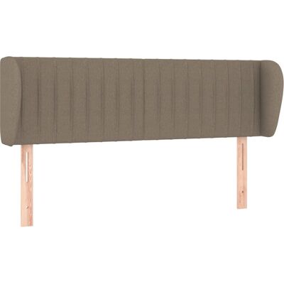 vidaXL Kopfteil mit Ohren Taupe - Kopfteil - Taupe - 147x23x78/88 cm vidaXL Kopfteil mit Ohren Taupe - Kopfteil - Taupe - 147x23x78/88 cm
