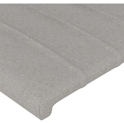 Maisonchic Modernes Stoffkopfkissen - Hellgrau - Bettkopf 183x23x78/88 cm Maisonchic Modernes Stoffkopfkissen - Hellgrau - Bettkopf 183x23x78/88 cm