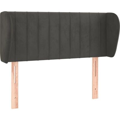 vidaXL Kopfteil mit Ohren Dunkelgrau 103x23x78/88 cm vidaXL Kopfteil mit Ohren Dunkelgrau 103x23x78/88 cm