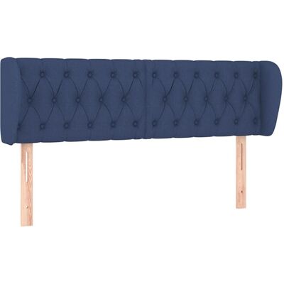 vidaXL Kopfteil mit Ohrendesign - Blau - Kopfteil vidaXL Kopfteil mit Ohrendesign - Blau - Kopfteil