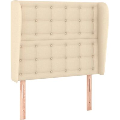 vidaXL Kopfteil - Creme - Höhenverstellbar - Elegantes Klassisches Design vidaXL Kopfteil - Creme - Höhenverstellbar - Elegantes Klassisches Design