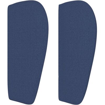 vidaXL Blaue Stoffkopfteile mit Ohren - Kopfteil vidaXL Blaue Stoffkopfteile mit Ohren - Kopfteil