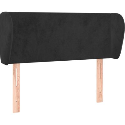 vidaXL Kopfteile - Schwarz - Verstellbare Höhe - Elegantes Klassikdesign - Bettzubehör vidaXL Kopfteile - Schwarz - Verstellbare Höhe - Elegantes Klassikdesign - Bettzubehör